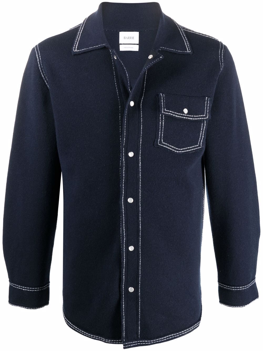 Barrie  flap-pocket cashmere overshirt