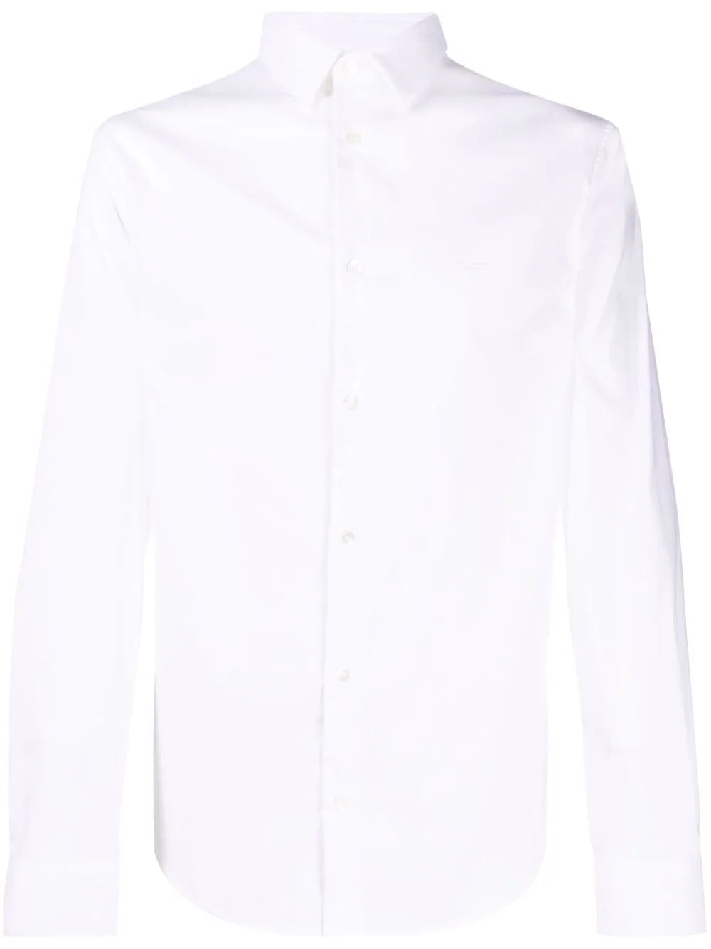Emporio Armani logo-patch longsleeved shirt