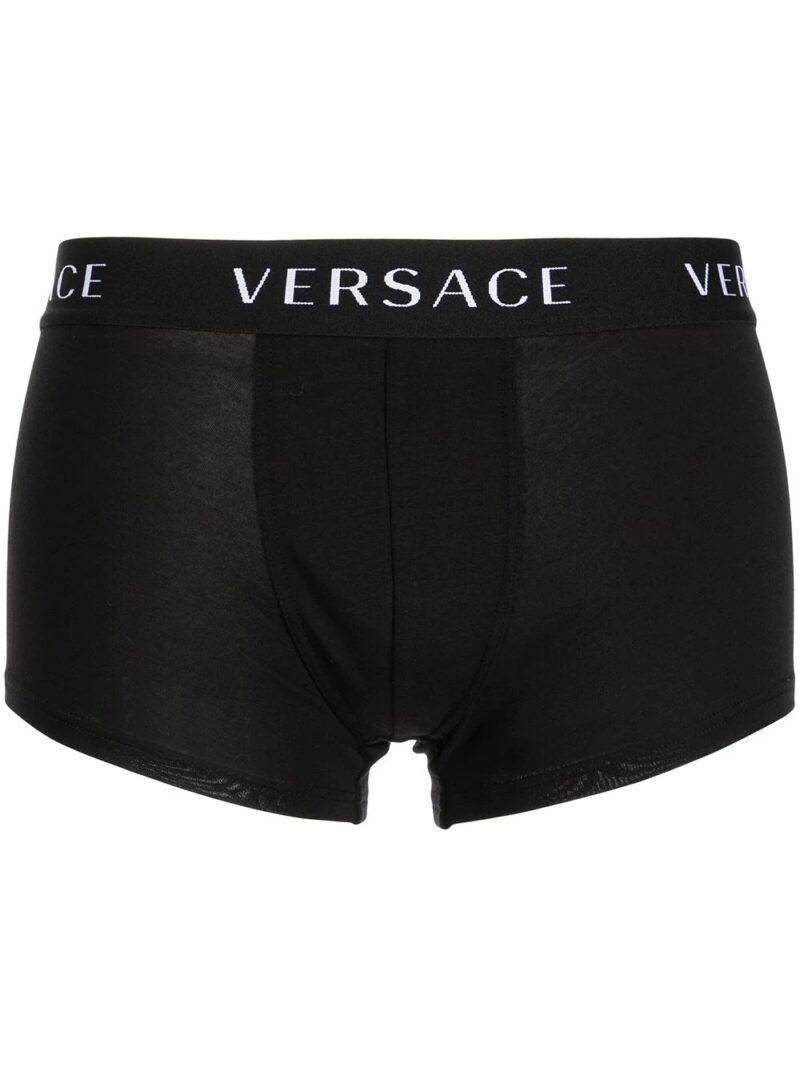 Versace  logo-waistband boxers