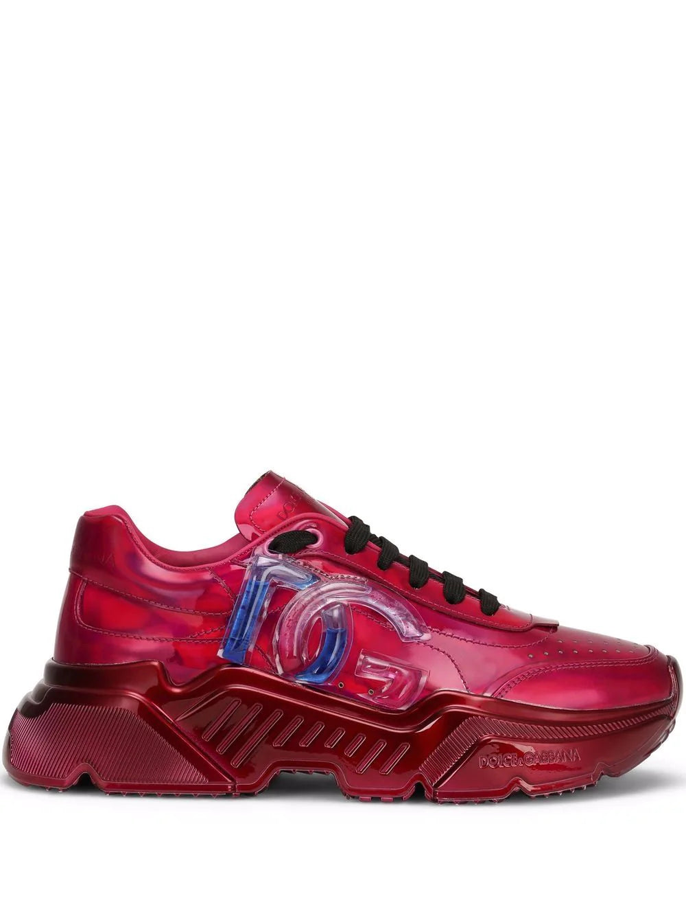 Dolce & gabbana logo-patch lace-up sneakers
