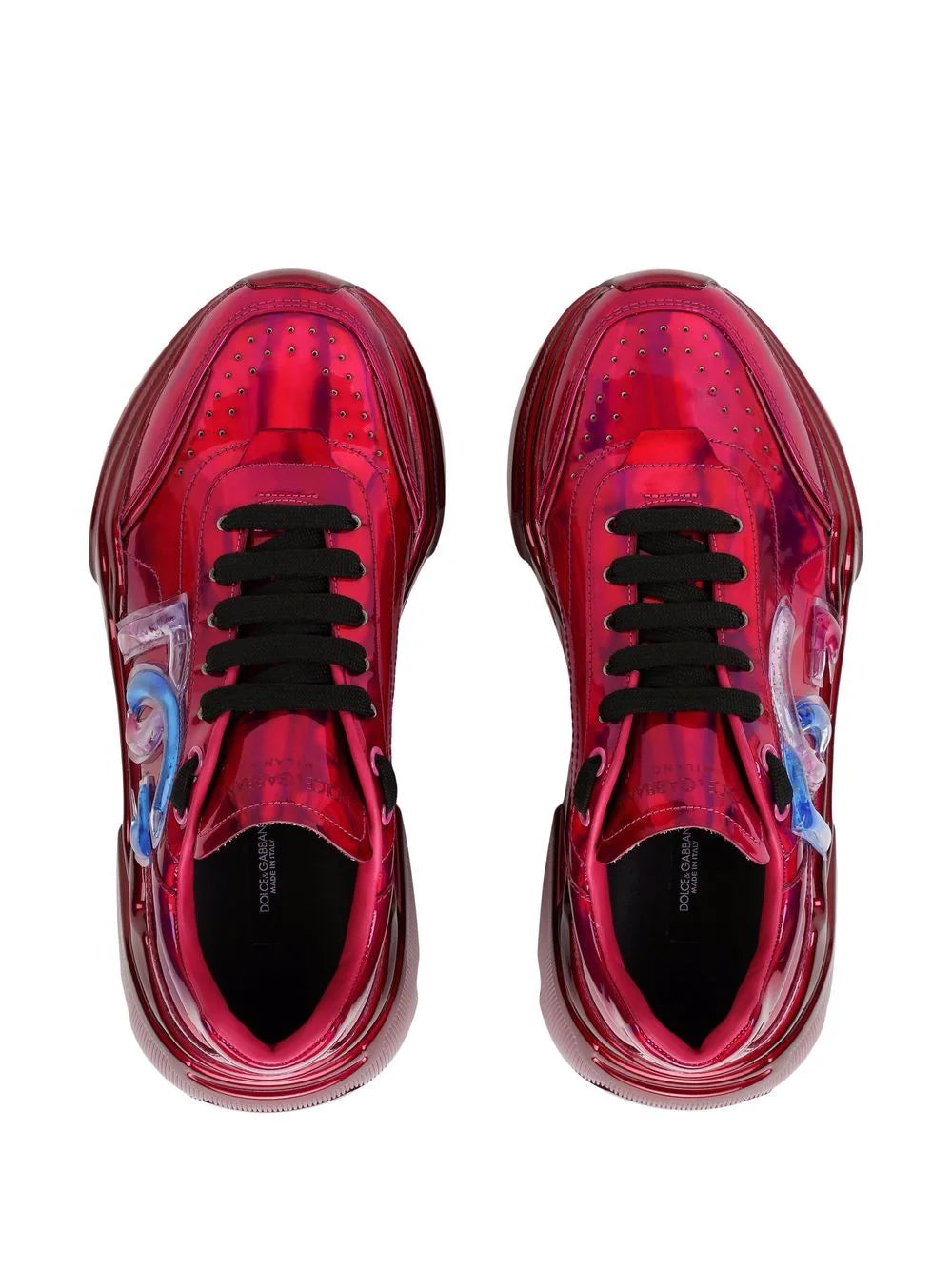 Dolce & gabbana logo-patch lace-up sneakers - Image 4