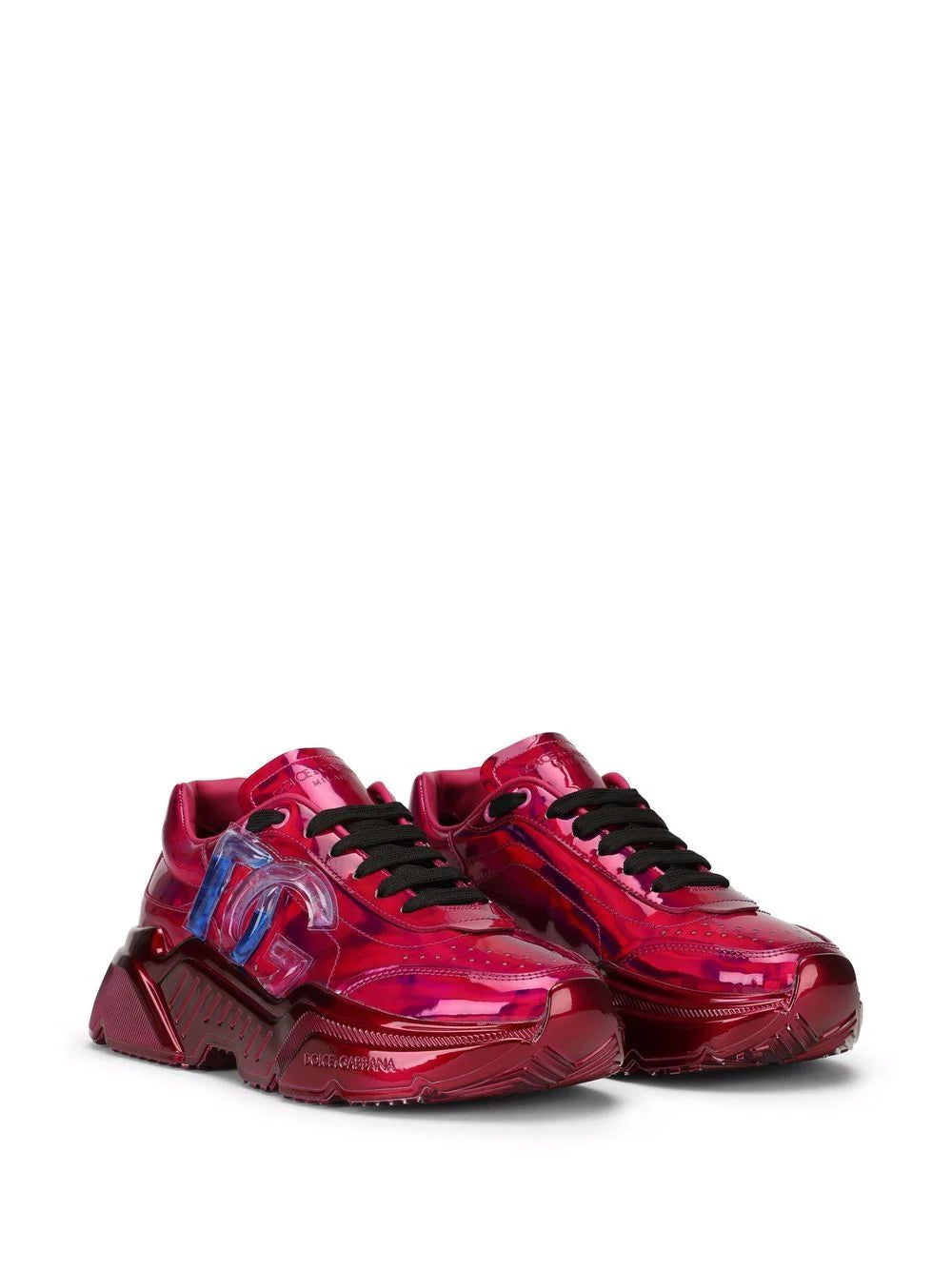 Dolce & gabbana logo-patch lace-up sneakers - Image 2