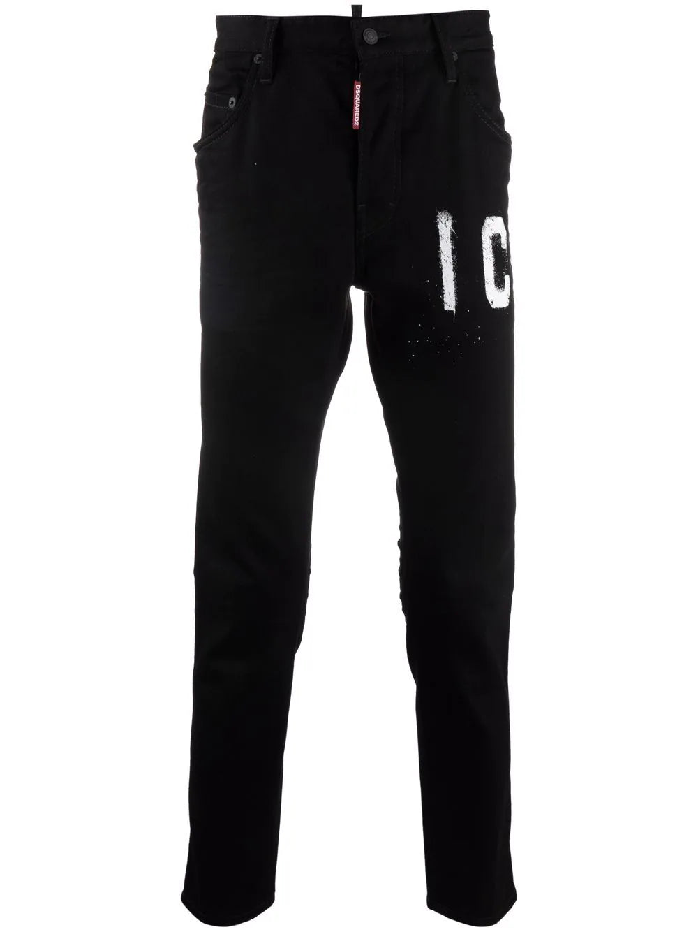 Dsquared2 -logo-print straight-leg jeans