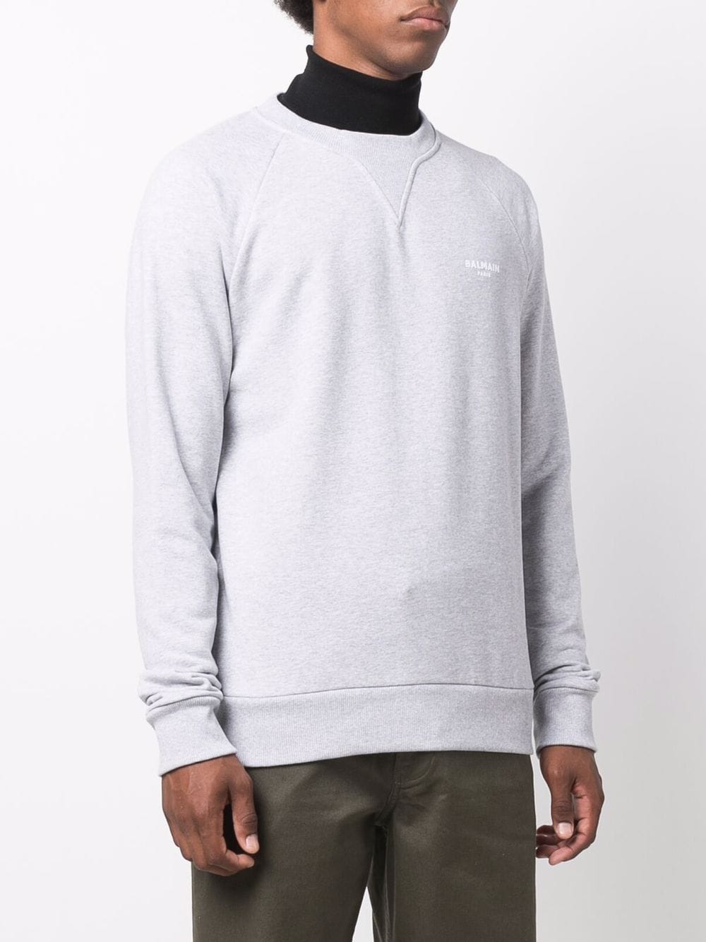Balmain chest logo-print sweatshirt