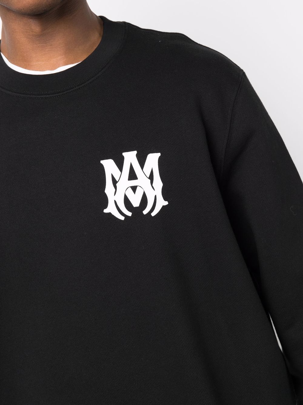 AMIRI  logo-print long-sleeve cotton sweatshirt