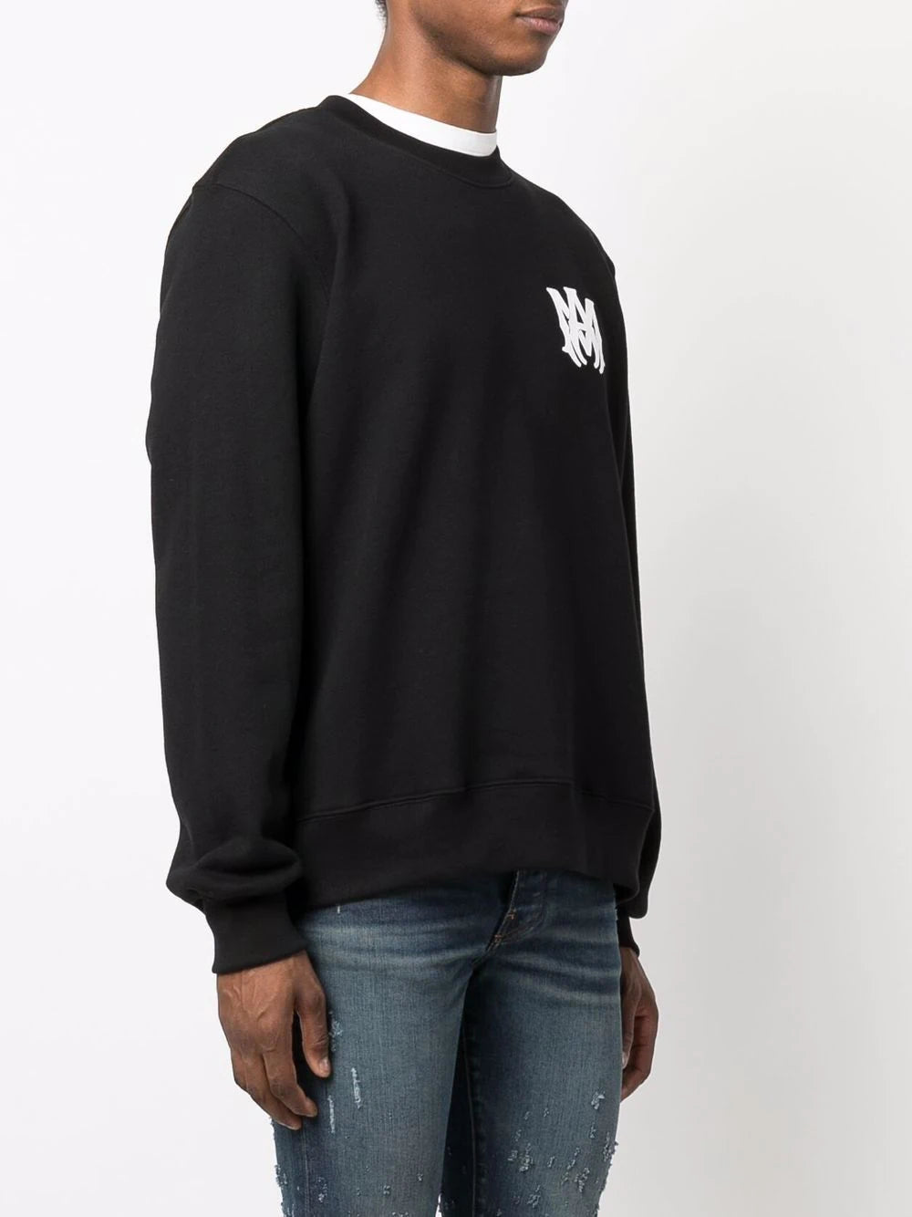 AMIRI  logo-print long-sleeve cotton sweatshirt