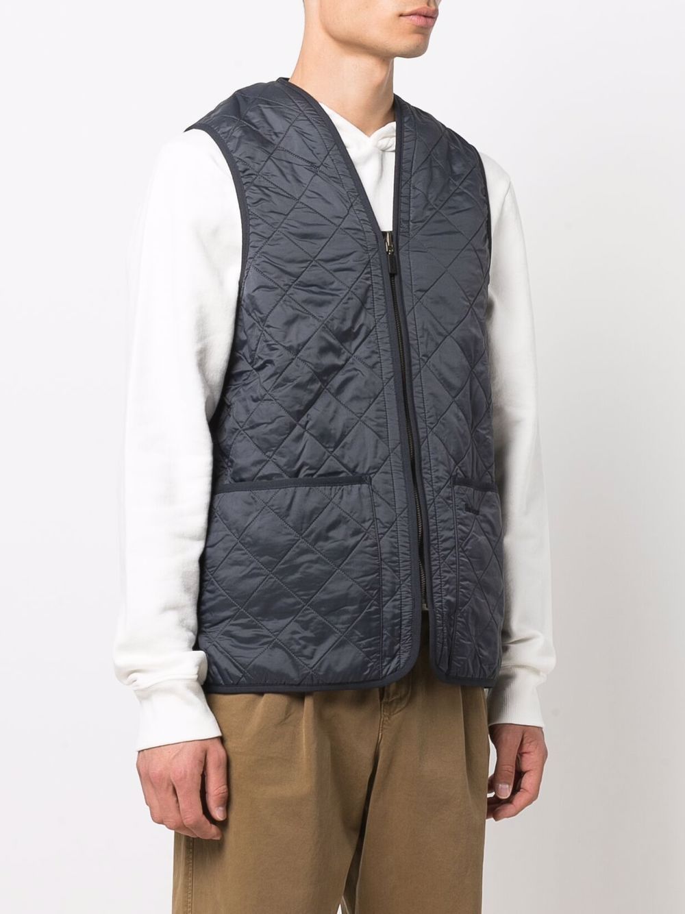 Barbour quilted pouch-pocket gilet