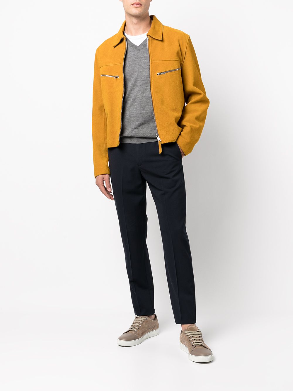 Brunello Cucinelli V-neck wool-cashmere jumper - Image 2