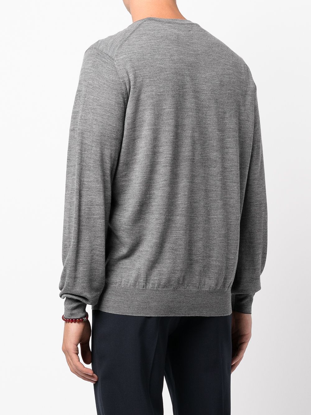 Brunello Cucinelli V-neck wool-cashmere jumper - Image 4