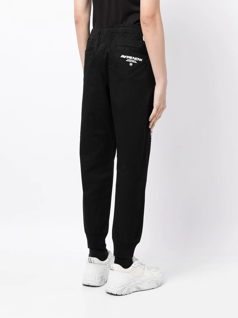 AAPE BY *A BATHING APE®  logo-patch track pants
