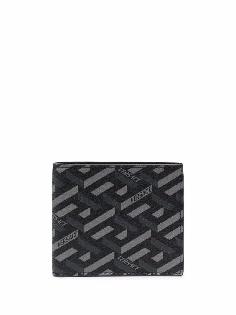 Versace  Greca-print bi-fold wallet