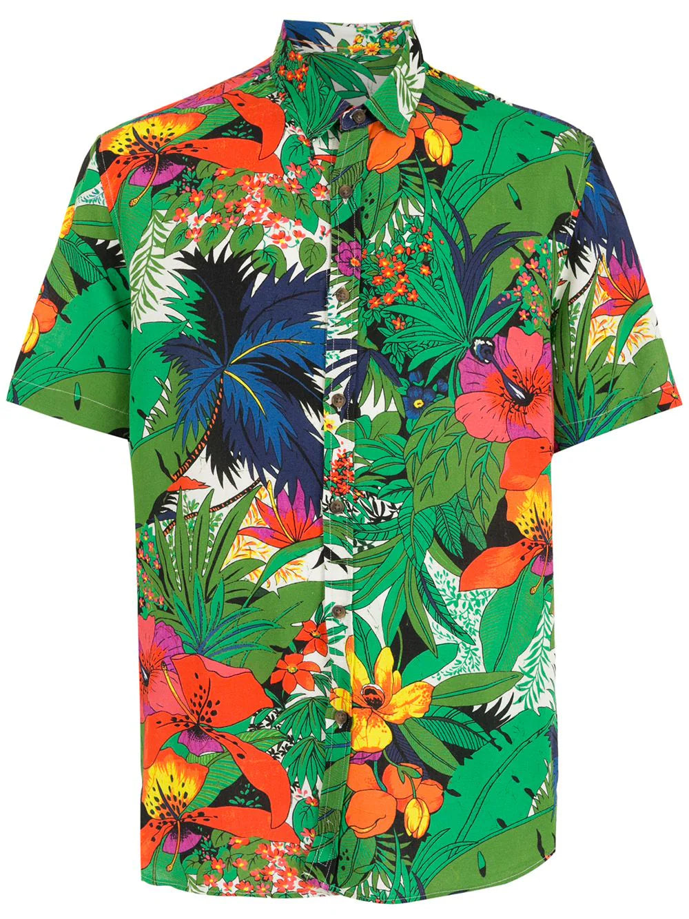 Amir Slama  floral-print shortsleeved shirt