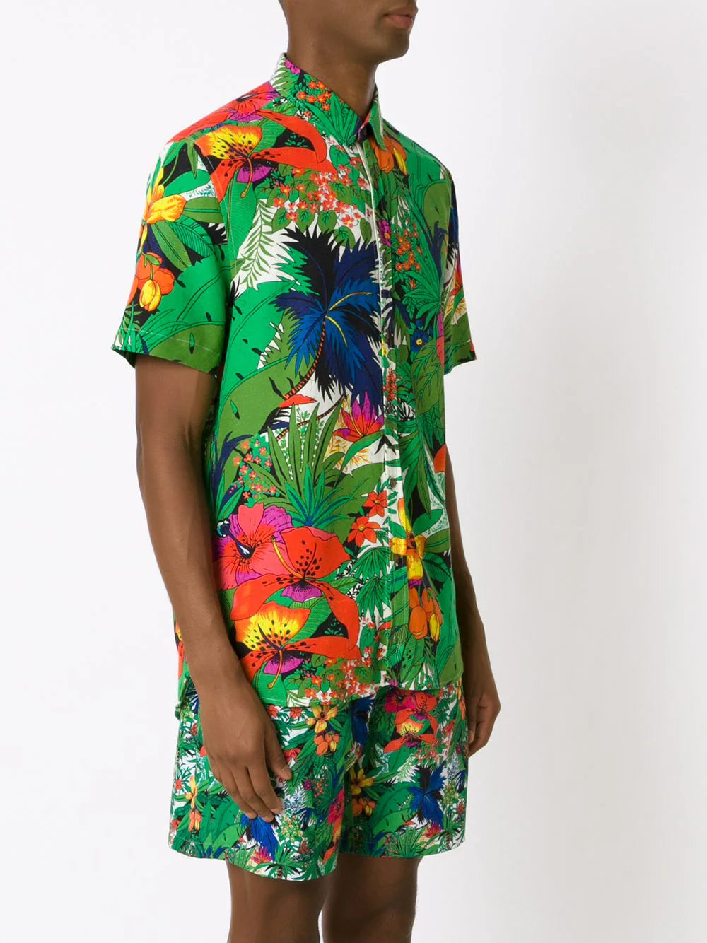 Amir Slama  floral-print shortsleeved shirt