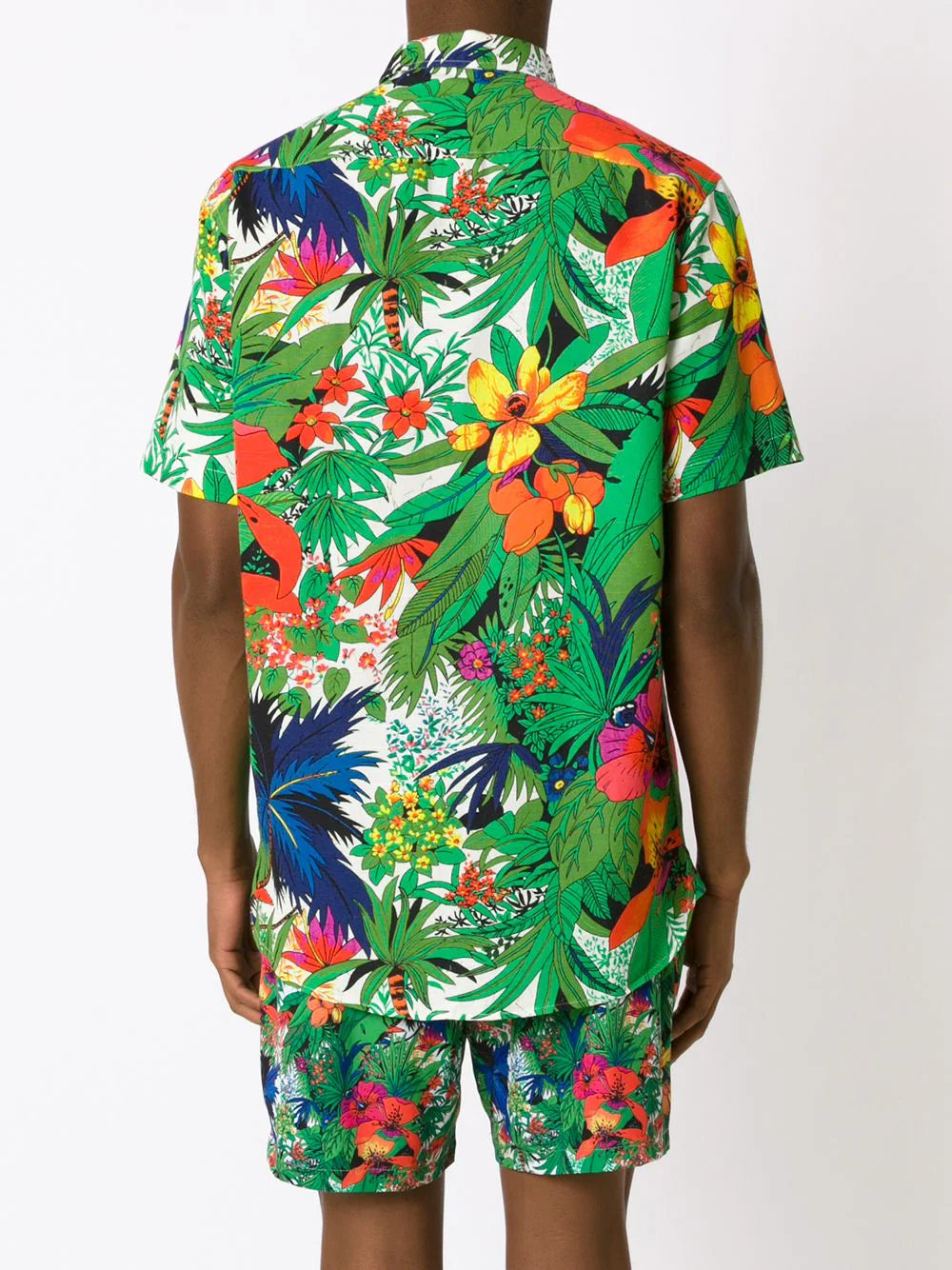 Amir Slama  floral-print shortsleeved shirt