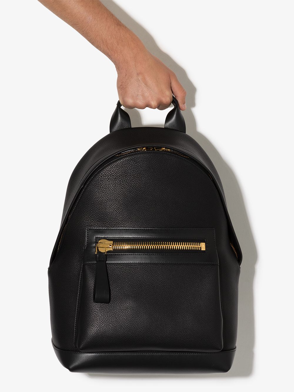 Tom Ford Buckley grained leather backpack