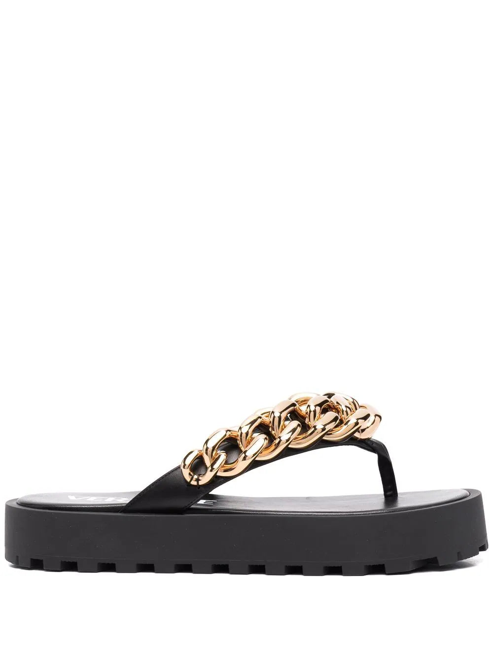 Versace  chain-link strap flip flops