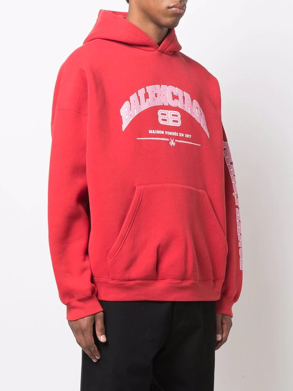 Balenciaga  logo-print hoodie