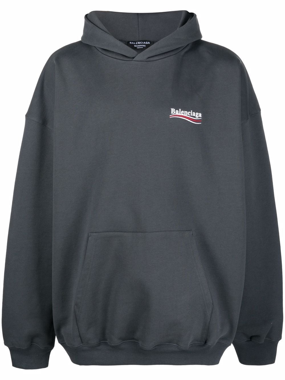 Balenciaga  Large Fit logo-print hoodie