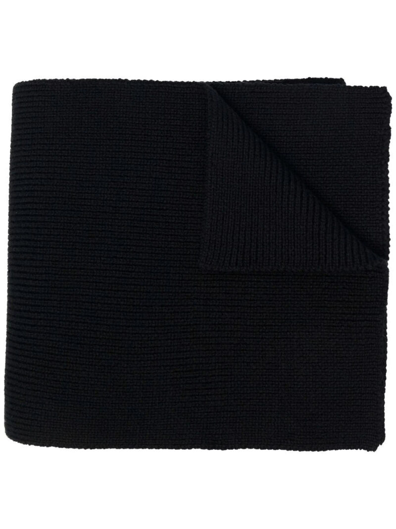 Versace  Medusa-patch knit scarf
