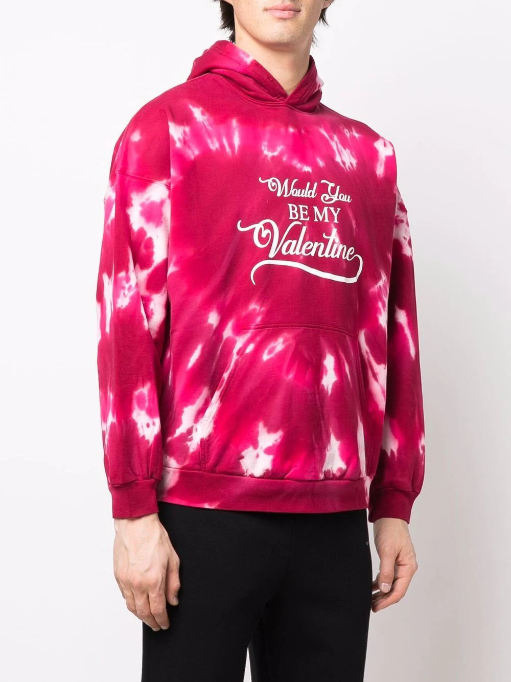 Balenciaga  Valentine tie-dye pullover hoodie