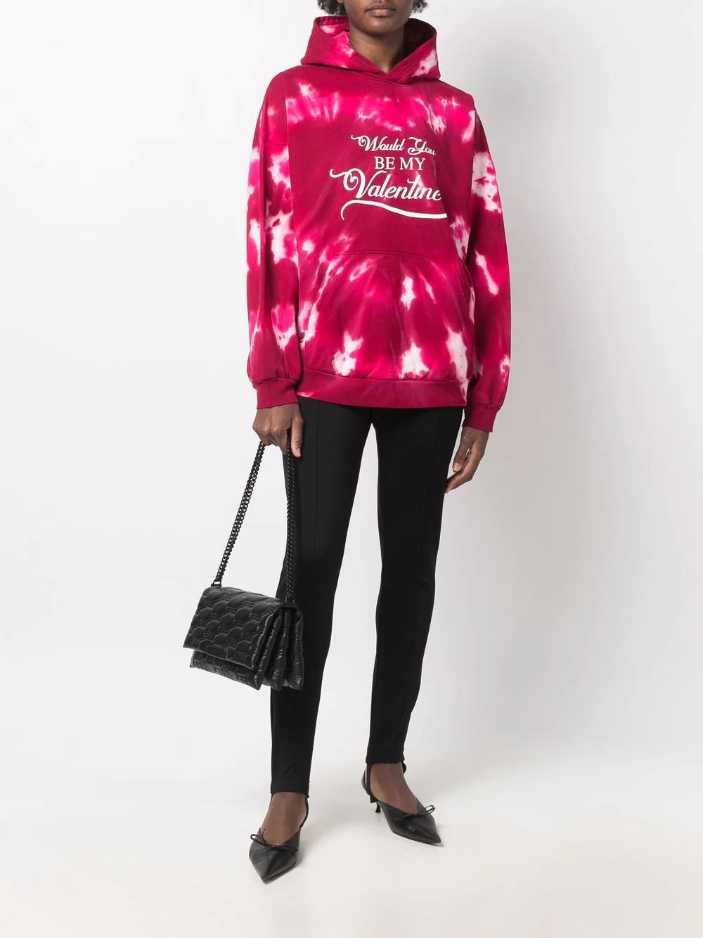 Balenciaga  Valentine tie-dye pullover hoodie