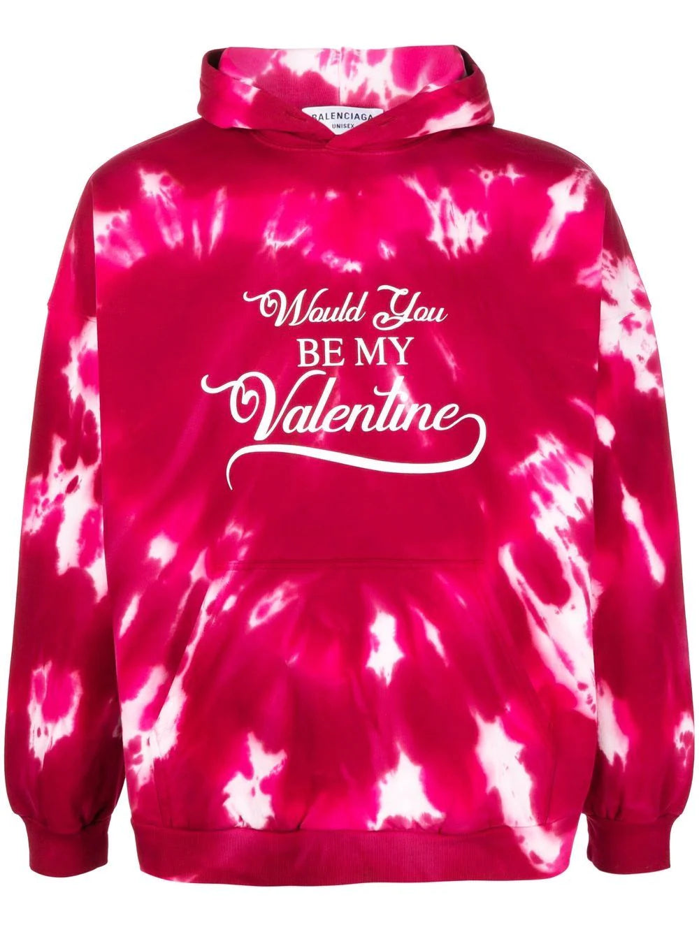 Balenciaga  Valentine tie-dye pullover hoodie