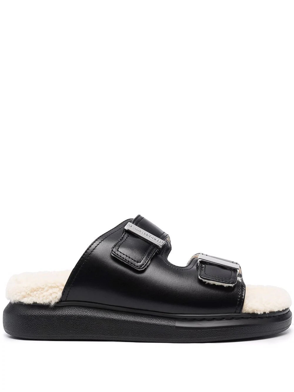 Alexander Mcqueen shearling lined sandals