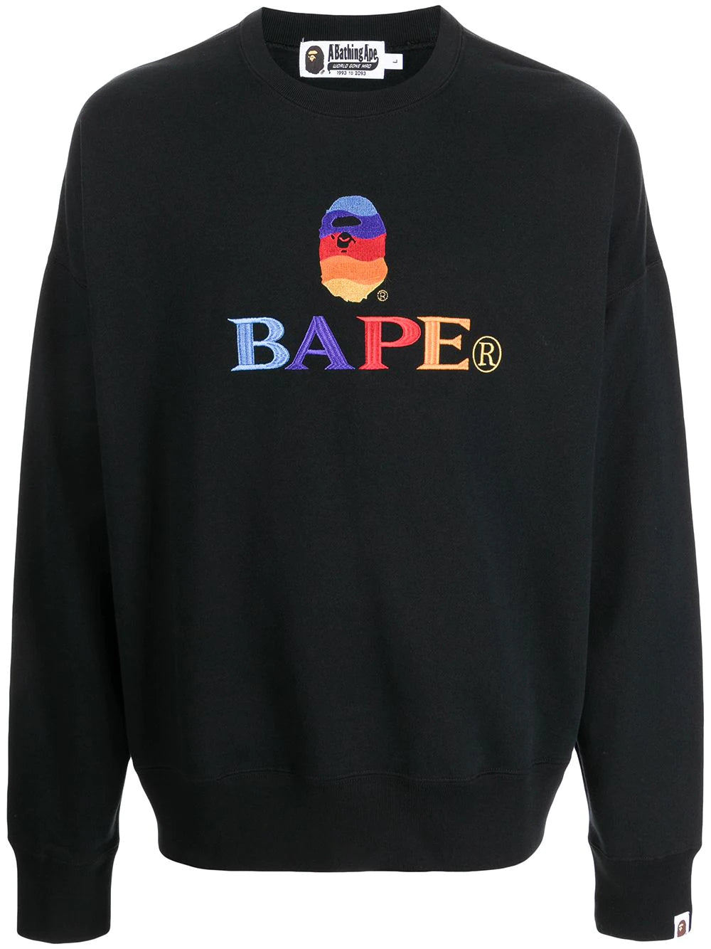 A BATHING APE®  logo print sweatshirt