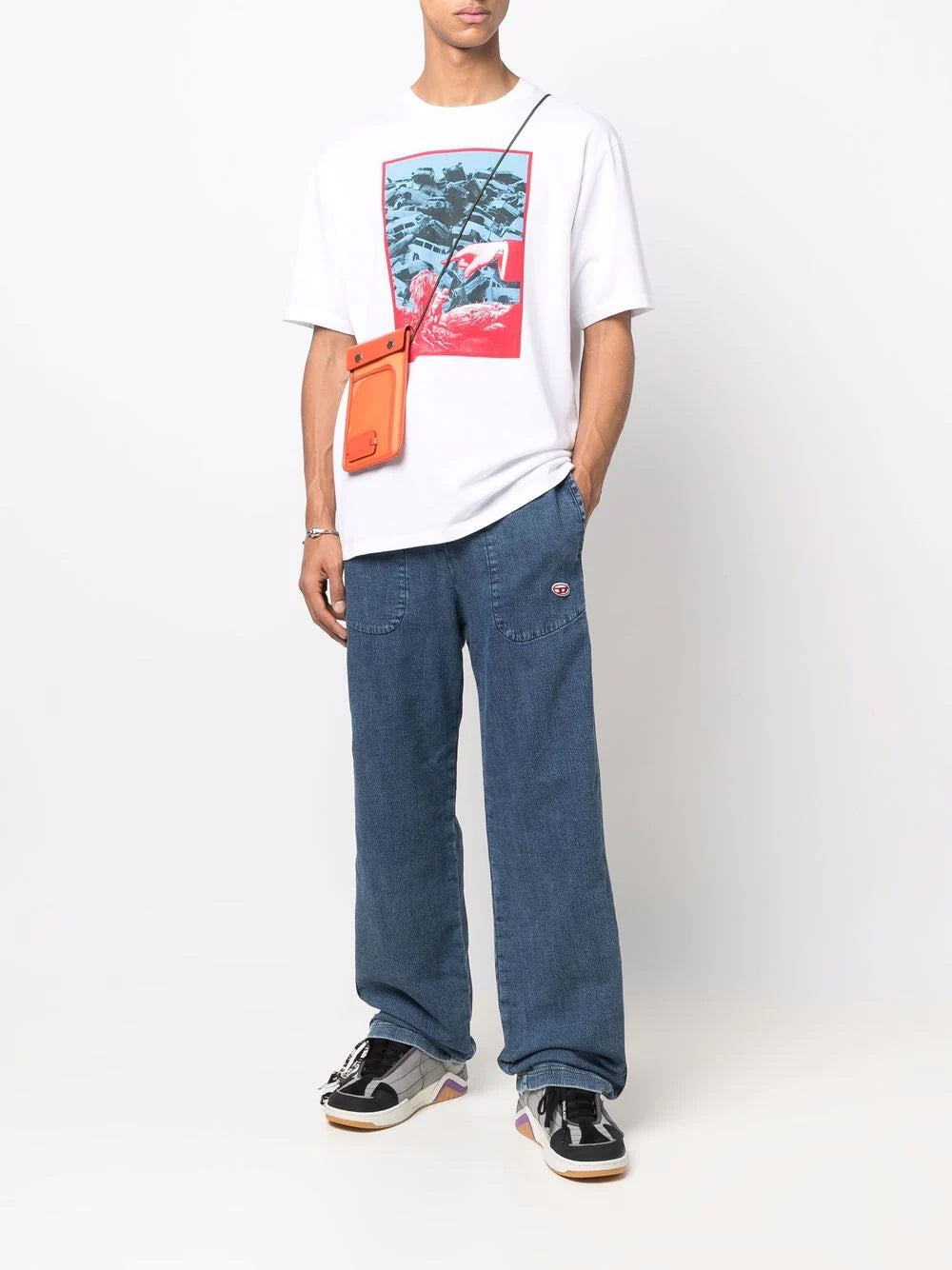Diesel D-Martians wide-leg jeans
