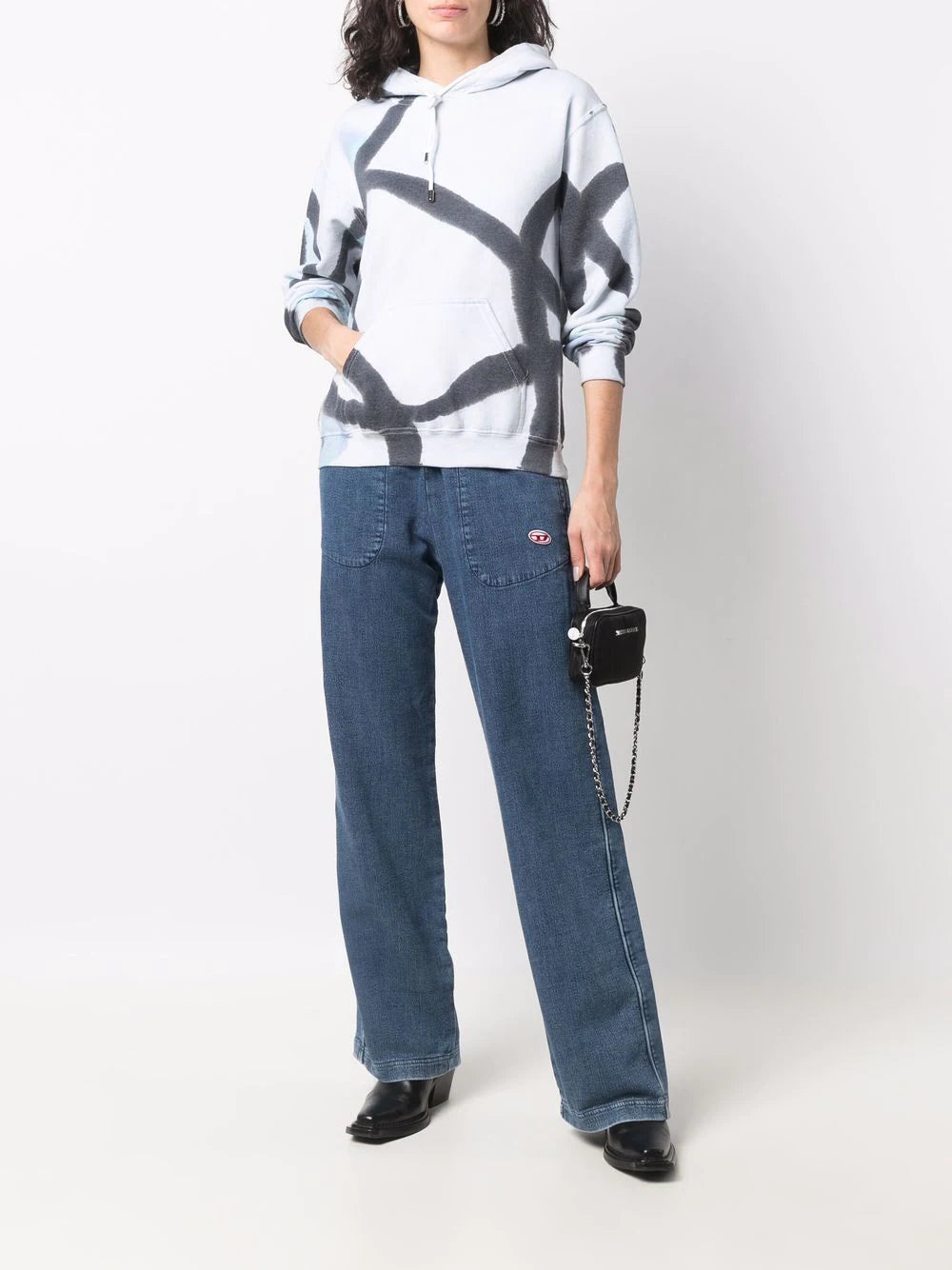Diesel D-Martians wide-leg jeans