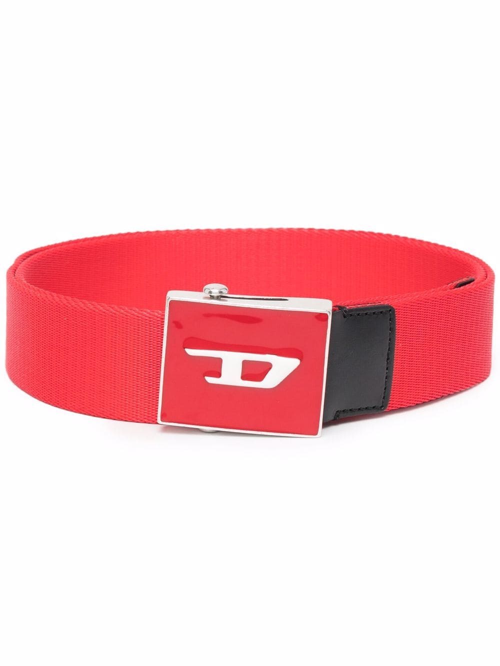Diesel B-Plakue webbing belt