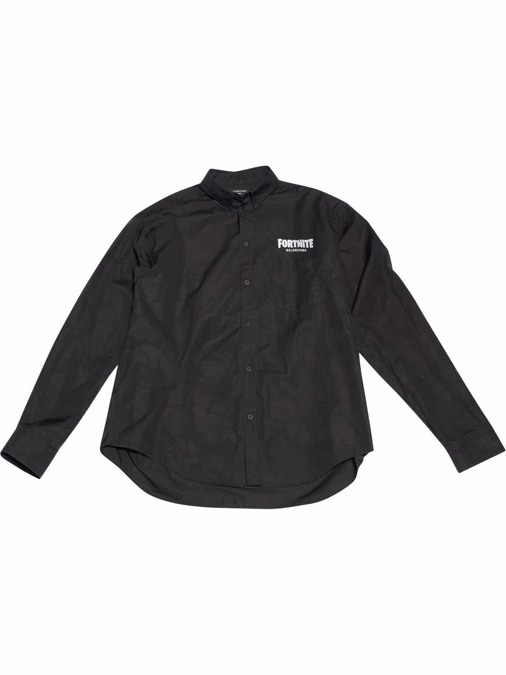 Balenciaga  Fortnite logo cotton shirt