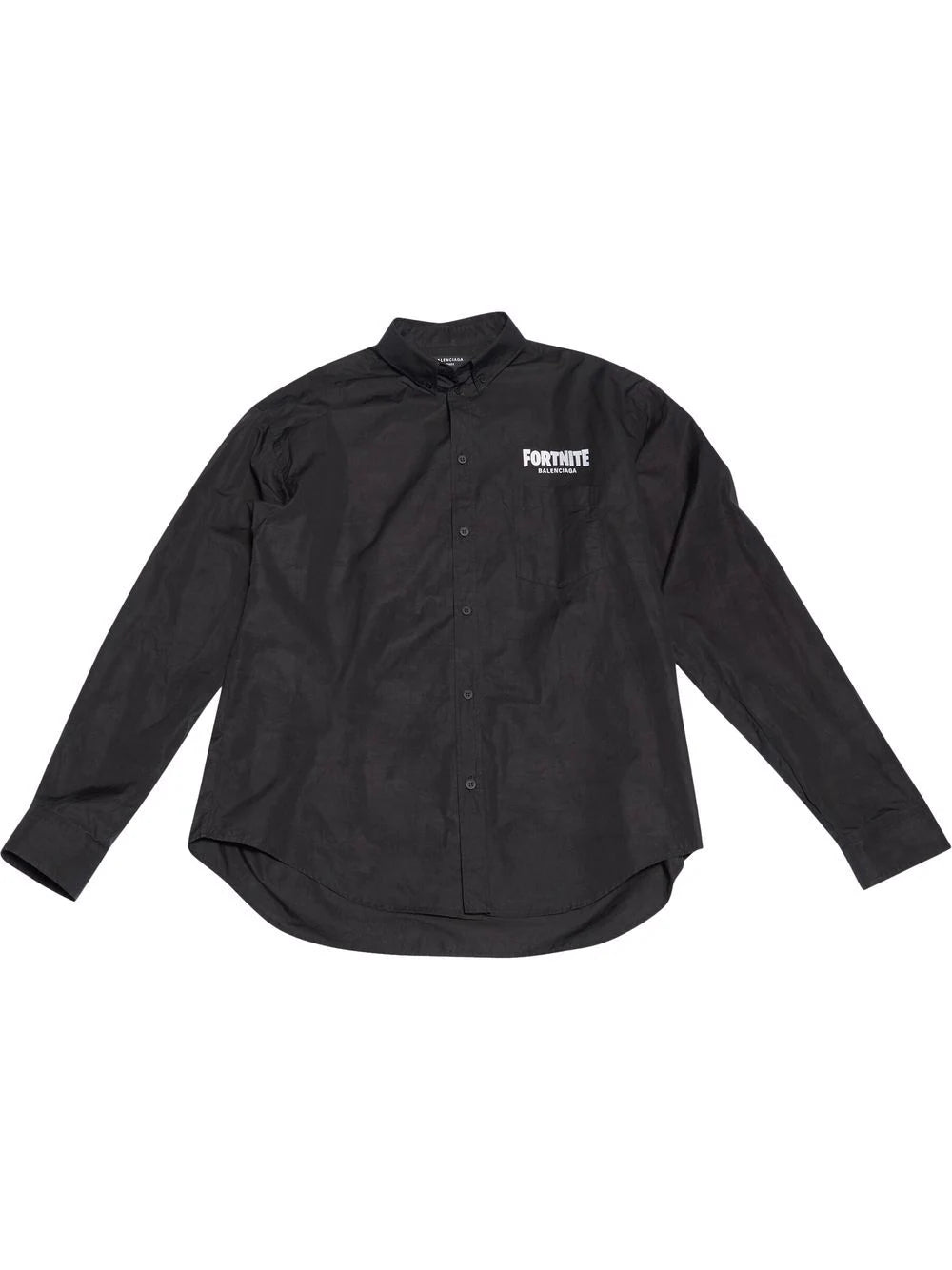 Balenciaga  Fortnite logo cotton shirt