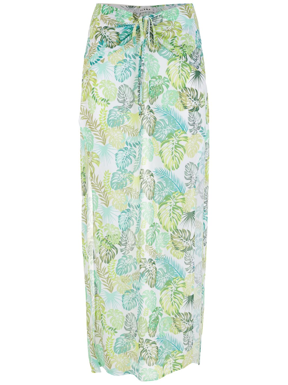 Amir Slama  palm leaf print skirt
