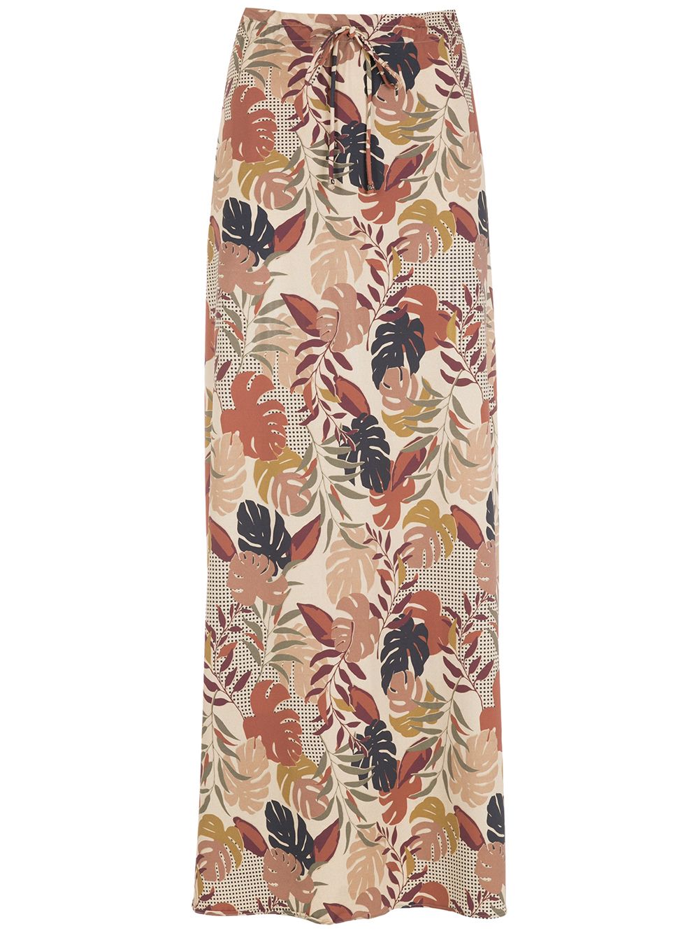 Amir Slama  palm leaf print maxi skirt