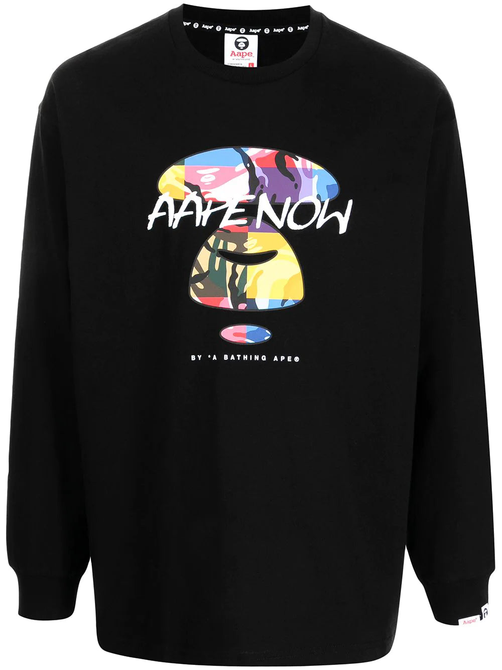 AAPE BY *A BATHING APE®  graphic-print longsleeved T-shirt