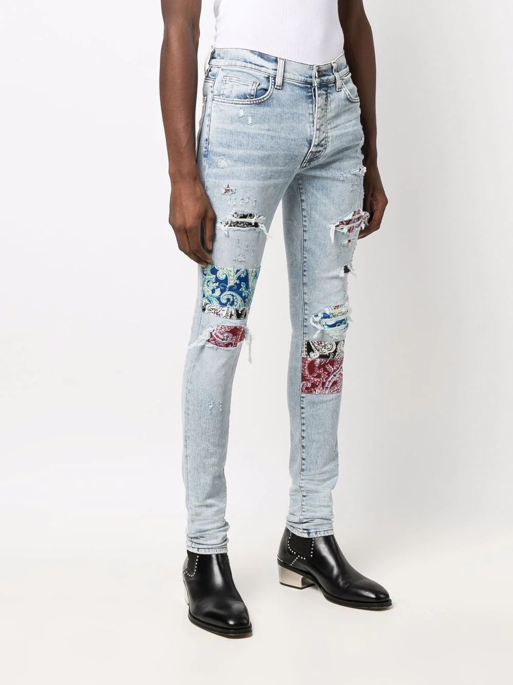 AMIRI distressed skinny jeans - Image 3