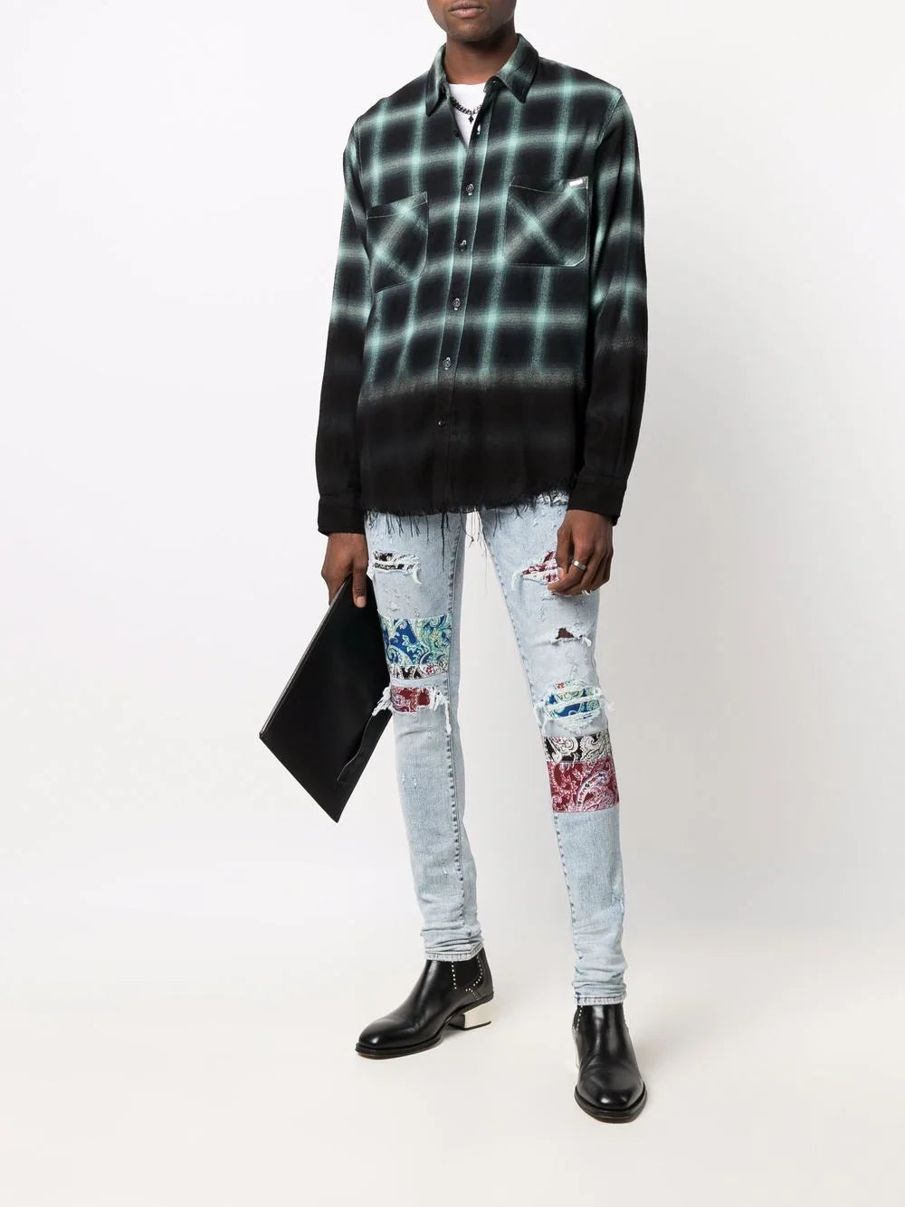 AMIRI distressed skinny jeans - Image 2