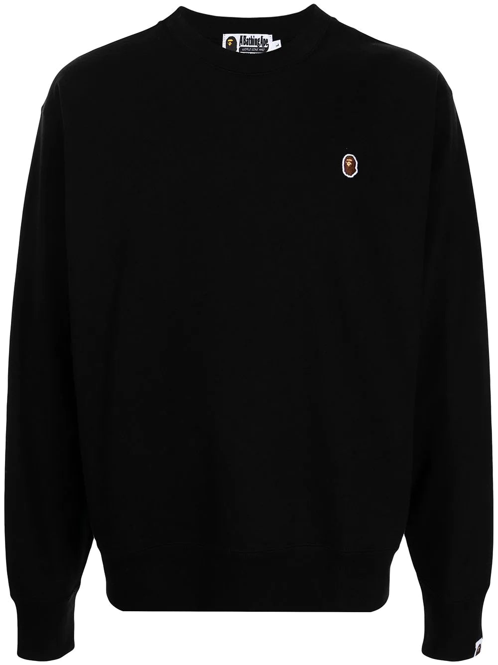 A BATHING APE®  embroidered logo cotton sweatshirt
