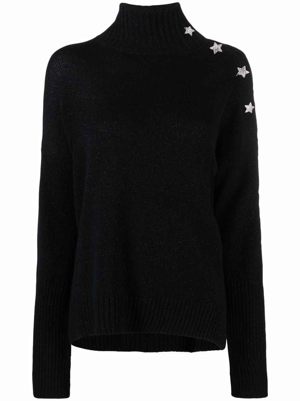 Zadig&Voltaire  Alma star-charm high-neck jumper