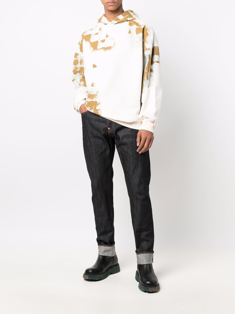 A-COLD-WALL* faded-print hoodie