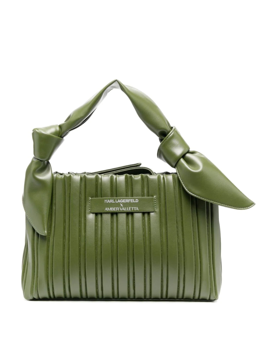 Karl Lagerfeld x Amber Valletta pleated tote