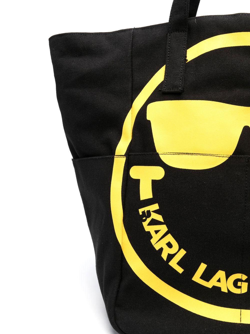 Karl Lagerfeld x Smiley logo-print tote