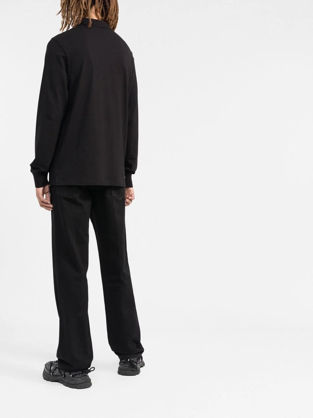 Karl Lagerfeld Ikonik Karl long-sleeved polo shirt