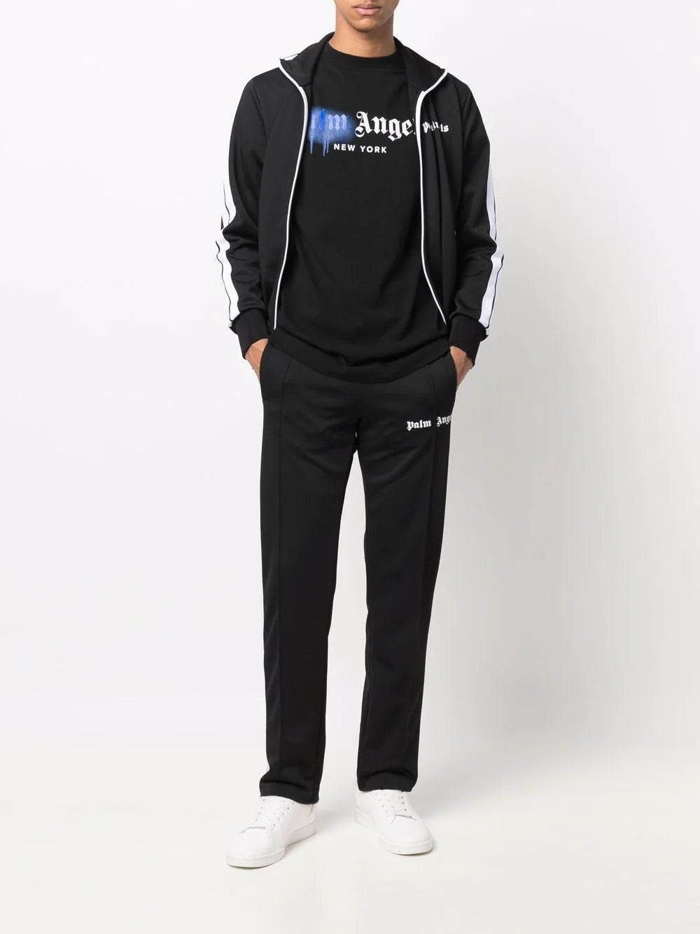 Palm Angels  logo-print track jacket
