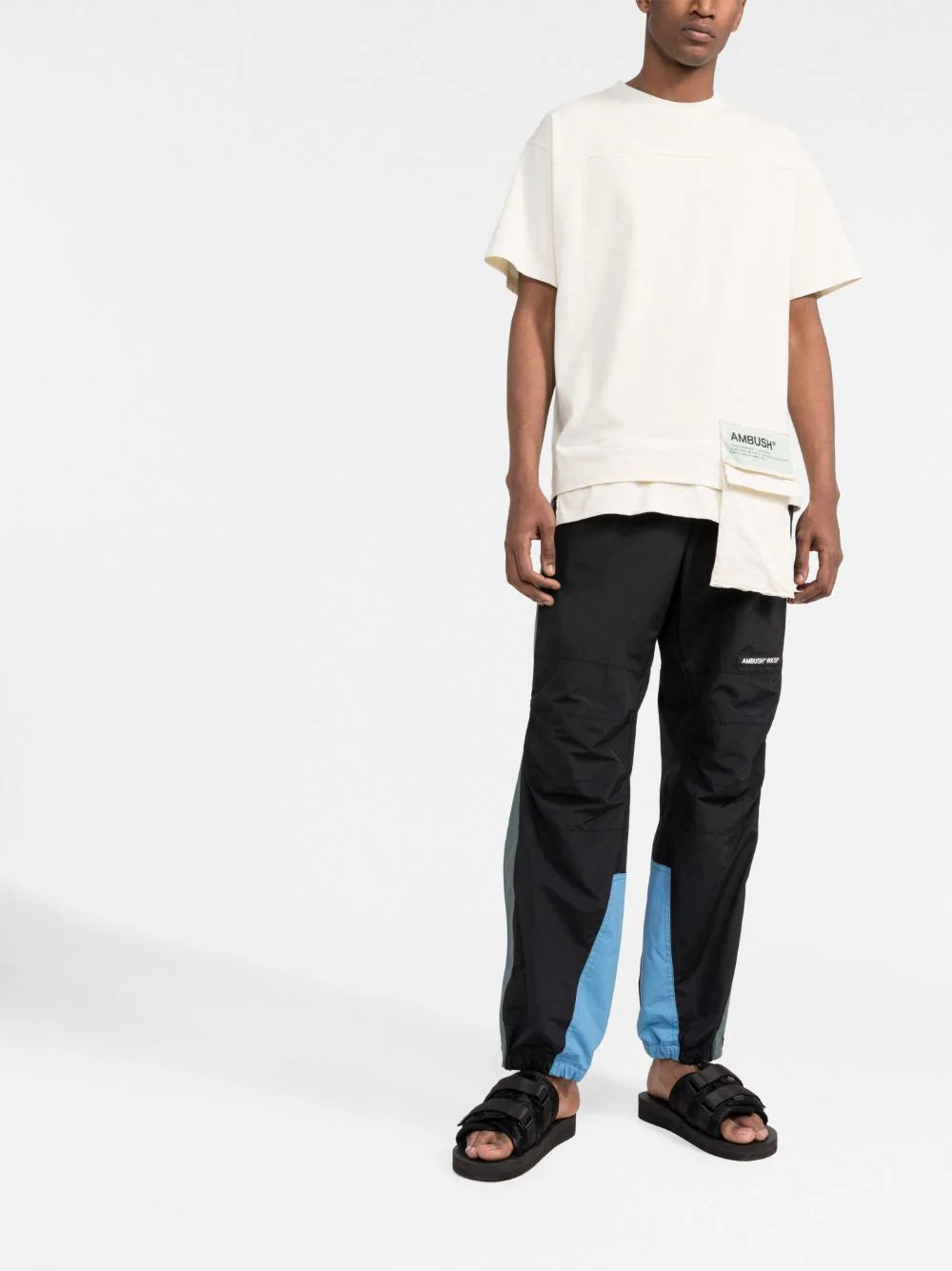 AMBUSH  layered-hem cotton T-shirt