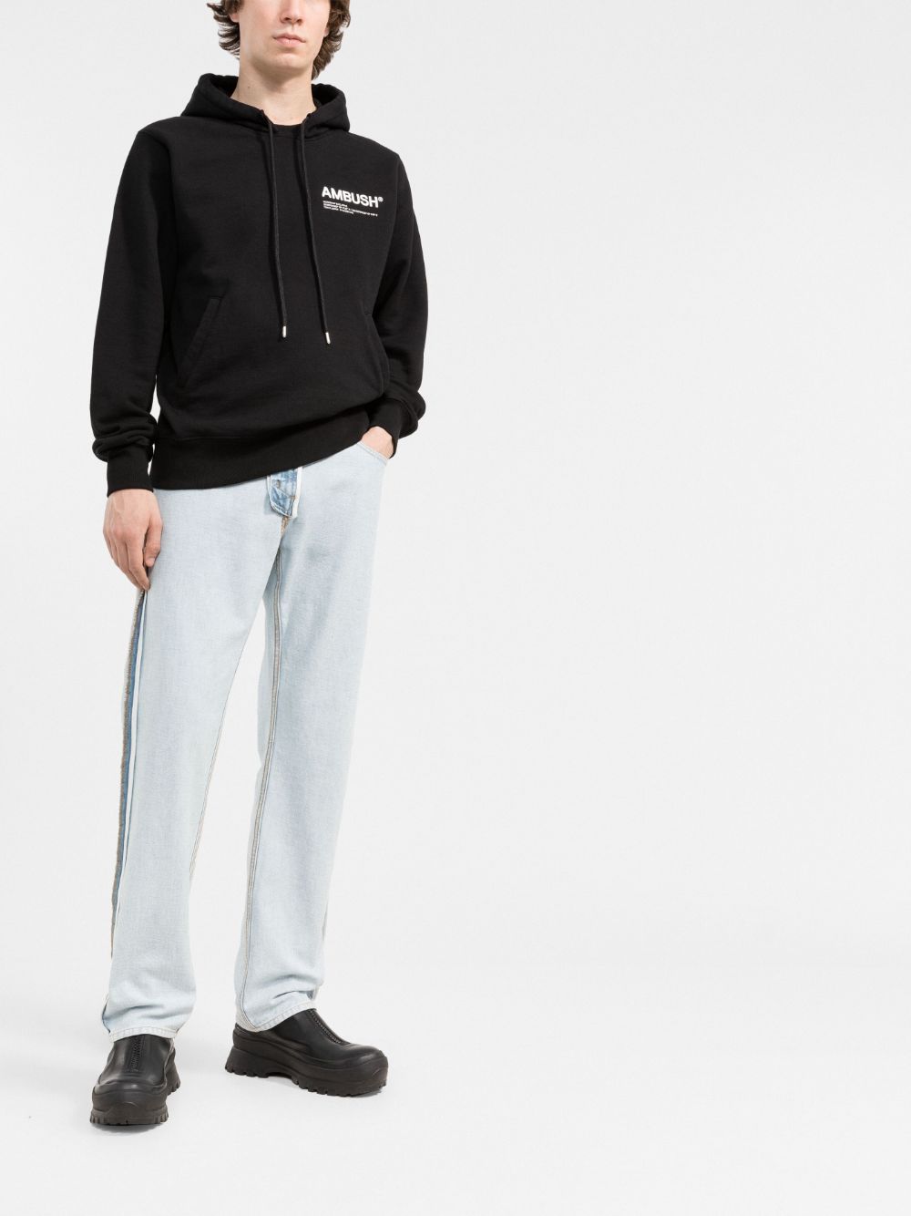 AMBUSH  WKSP logo-print hoodie