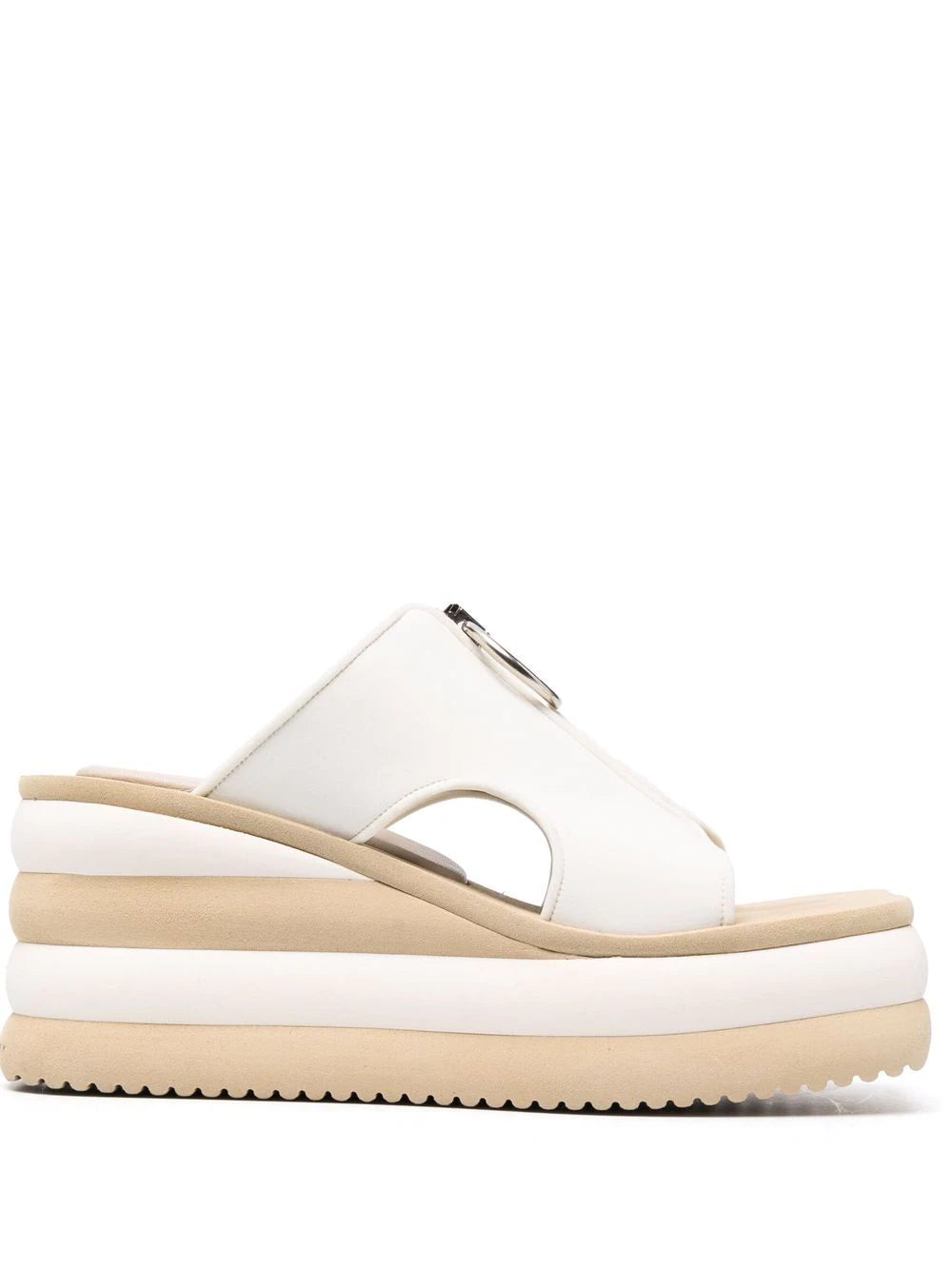 Stella McCartney zip-detail square-toe platform sandals