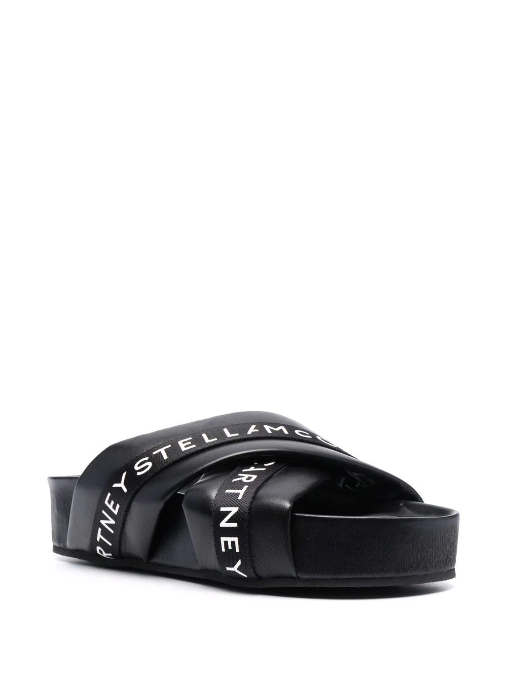 Stella McCartney logo tape platform sandals