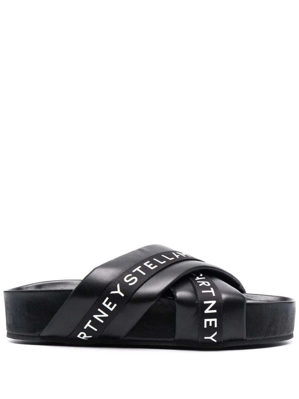 Stella McCartney logo tape platform sandals